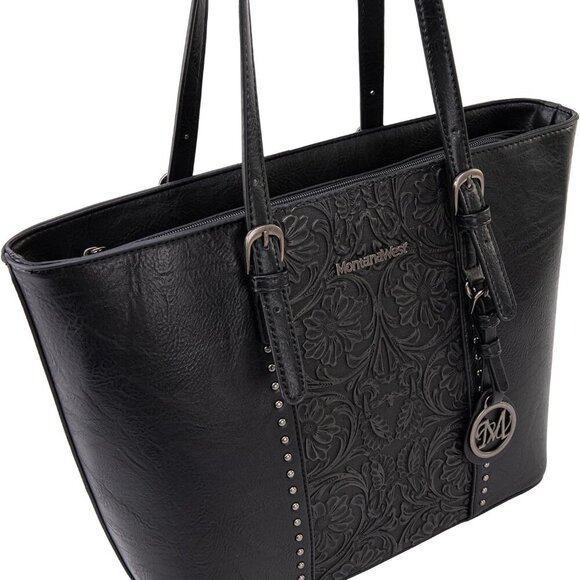 Tote Bag for Women Large Purse and Handbags Set Embossed Collection Purse 2Pcs S - Picture 3 of 6